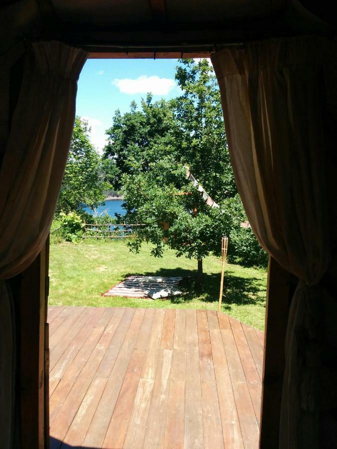 Star Gazing Luxury Yurt With River Views, Off Grid Eco Living Vale do Barco エクステリア 写真