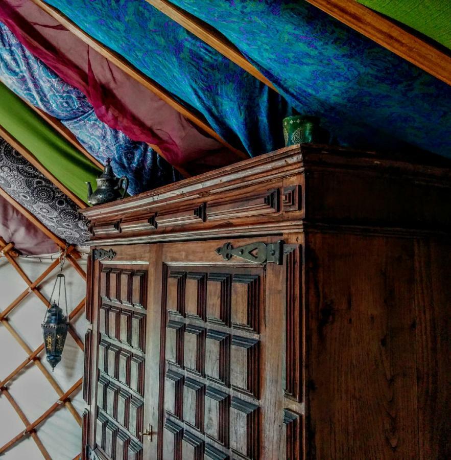 Star Gazing Luxury Yurt With River Views, Off Grid Eco Living Vale do Barco エクステリア 写真
